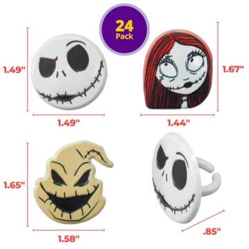  captivating Disney Nightmare Before Christmas Cupcake Toppers