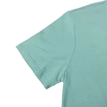 BLACKOO Women Graphic Soft T-Shirts in Light Green