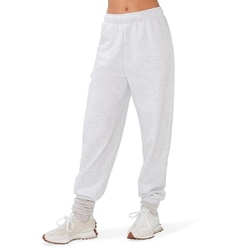 KUT & SO Women's Oversized Sweatpants - Cozy High Waisted Fleece Joggers