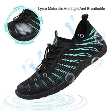 Spesoul Womens Mens Water Sports Shoes for Beach Swimming Surfing