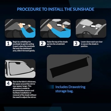 Custom Fit Sun Shade for 2016-2020 Lexus RX350