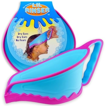 LiL Rinser Shampoo Visor by Splash Guard - Comfort Seal Baby Bath Shampoo Shower Cap for No Tears Ba...