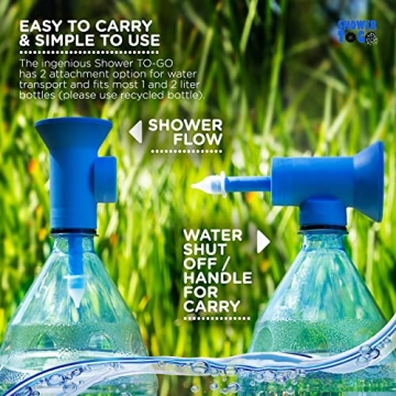 Portable Camping Shower Outdoor Emergency Cleaning Device