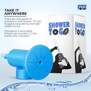 Portable Camping Shower Outdoor Emergency Cleaning Device