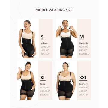 FeelinGirl Tummy Control Bodysuit for Women