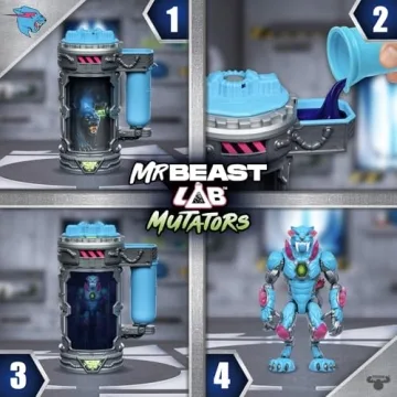 MrBeast Lab Mutators: Iconic Panther Action Figures