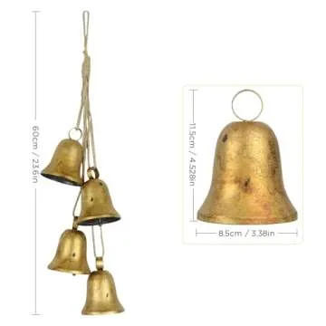 Handmade Vintage Decorative Bells, Rustic Home Decor