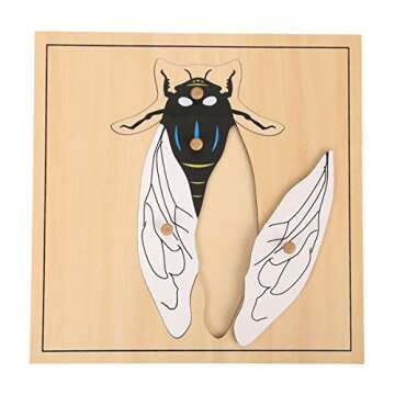 MEYOR Montessori Fly Puzzle – Eco-Friendly Preschool Education Toy