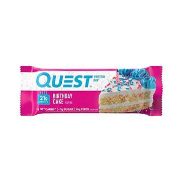 Quest Nutrition Protein Bar Delectable Dessert Variety Pack 1. Low Carb Meal Replacement Bar with Ov...