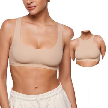 INLYRIC Women's Inbarely Soft Racerback Bralettes - Versatile Comfort in Soft Fabric