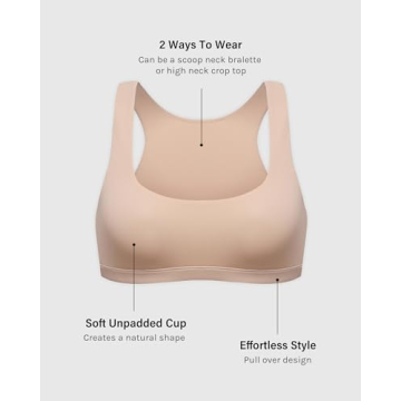 INLYRIC Women's Inbarely Soft Racerback Bralettes for Every Occasion