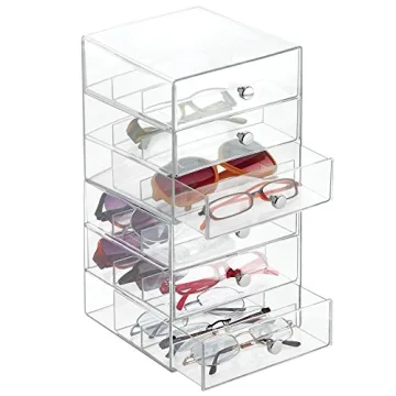 iDesign 3-Drawer Vanity Organizer - Clear Plastic Storage Solution