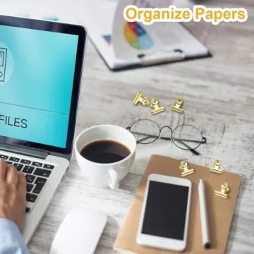 Coideal Small Gold Clips - 30 Pcs Perfect for Photos