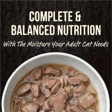 Merrick Backcountry Grain Free Premium And High Protein Wet Cat Food, Beef Recipe Cuts Morsels In Gr...