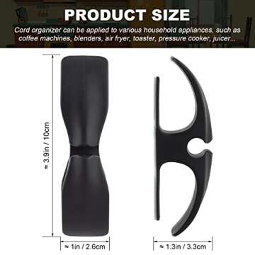 Cord Organizer for Appliances, 5 Pack Cord Wrapper for Appliances, Kitchen Appliance Cord Organizer ...