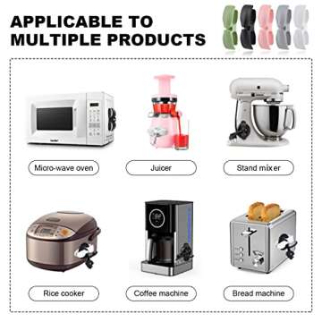 Cord Organizer for Appliances, 5 Pack Cord Wrapper for Appliances, Kitchen Appliance Cord Organizer Holder for Storage Home Appliances Cord Hider (5 Pack)