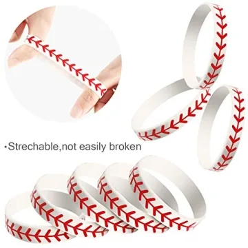 JOVITEC Softball Bracelets for Teams and Fans - 24 Pack