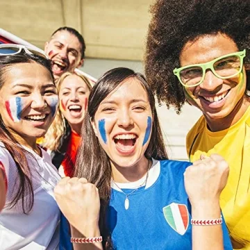 JOVITEC Softball Bracelets for Teams and Fans - 24 Pack