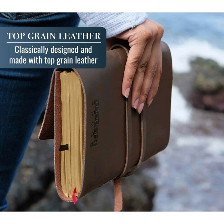 Handmade Leather Prayer & Dream Journal - ThoughtSpace