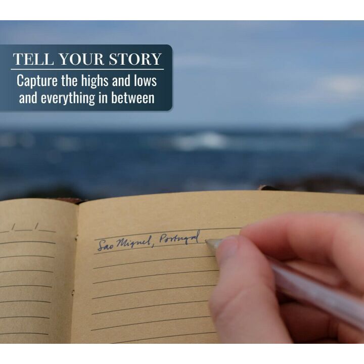 Handmade Leather Prayer & Dream Journal - ThoughtSpace