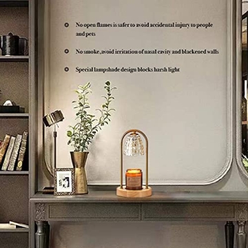 Elegant Candle Warmer Lamp for Safe Aromatherapy