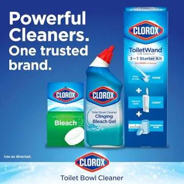 Clorox Toilet Bowl Cleaner with Bleach Variety Pack - 24 Ounces - Pack of 4 (Package May Vary)
