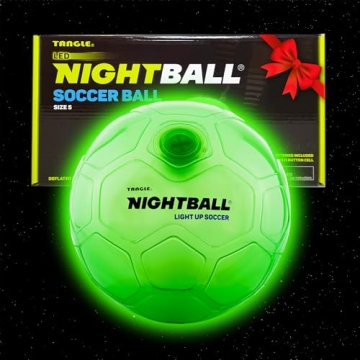 Tangle Creations NightBall Light Up Soccer Ball - Perfect for Night Play!