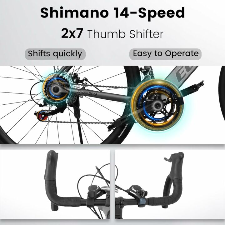 Lightweight 700C Road Bike - Men & Women Hybrid