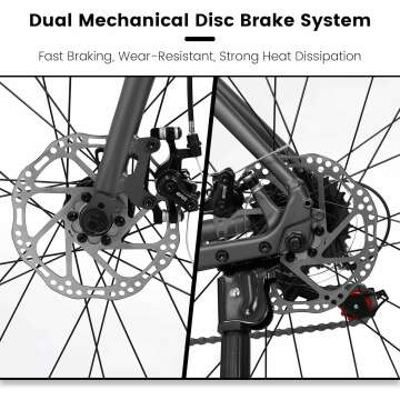 Lightweight 700C Road Bike - Men & Women Hybrid