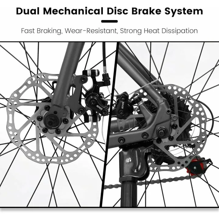 Lightweight 700C Road Bike - Men & Women Hybrid