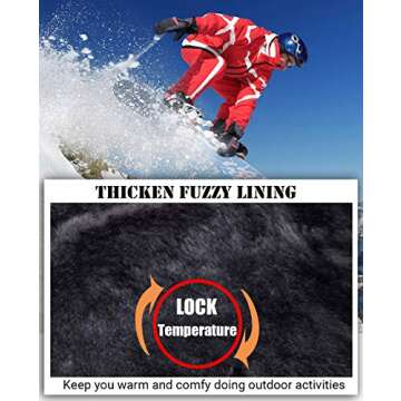 TREKEK Men's Waterproof Ski Jacket for Winter Adventures