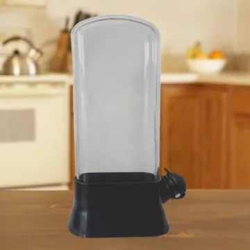 Herb Saver Container BPA-Free Vegetable and Herb Fresh-Keeping Cup with Water Reservoir Case Large Black 4