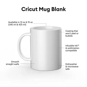 Cricut Mug Heat Press Infusible Ink Machine for Custom Mugs