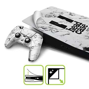 Head Case Designs Officially Licensed Jonas "JoJoesArt" Jödicke Dreamcatcher Wolf Art Mix Vinyl Faceplate Sticker Gaming Skin Decal Cover Compatible With Sony PlayStation 5 PS5 Disc Edition Console