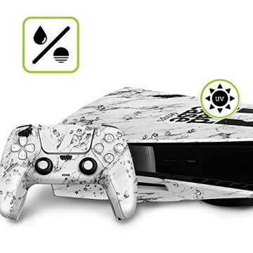 Head Case Designs Officially Licensed Jonas "JoJoesArt" Jödicke Dreamcatcher Wolf Art Mix Vinyl Faceplate Sticker Gaming Skin Decal Cover Compatible With Sony PlayStation 5 PS5 Disc Edition Console