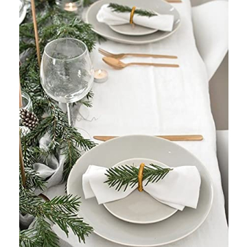 Handmade Bamboo Napkin Rings for Rustic Home Decor