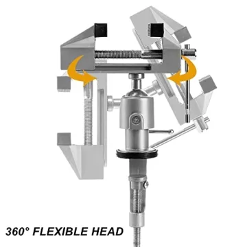 Fasmov Swivel Vise: 3" Table Vise For Crafting Tasks