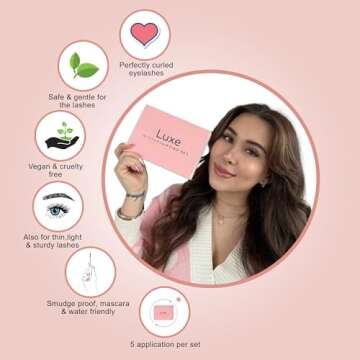 Luxe Lash Lift Kit - Pro Version for Beautiful Lashes