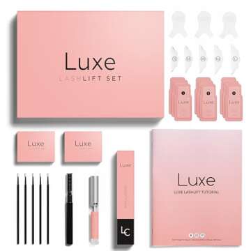 Luxe Lash Lift Kit - Pro Version for Beautiful Lashes