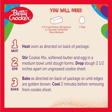 Betty Crocker Cookie Mix with Cinnadust for Holidays