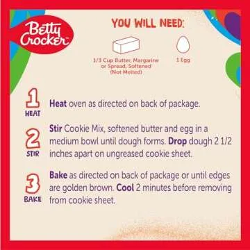 Betty Crocker Cookie Mix with Cinnadust for Holidays