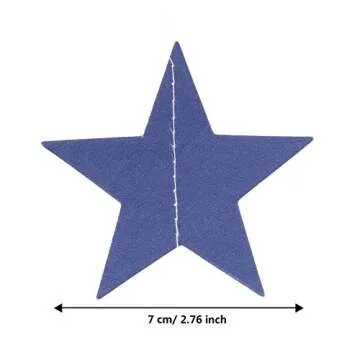 TecUnite 8 Strands Patriotic Star Streamers Banner Garland for 4th of July BBQ, Memorial Day, Vetera...