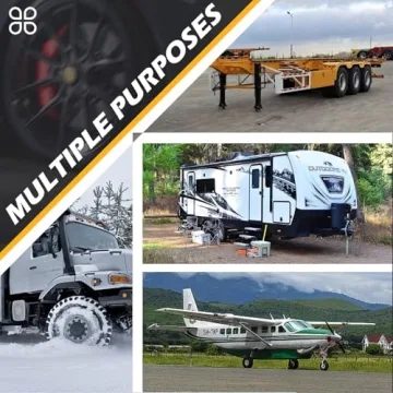 Heavy Duty Rubber Wheel Chocks for Vehicles