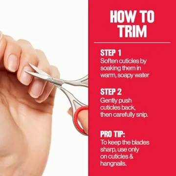 Revlon Cuticle Scissors for Precision Nail Care