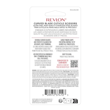 Revlon Cuticle Scissors for Precision Nail Care