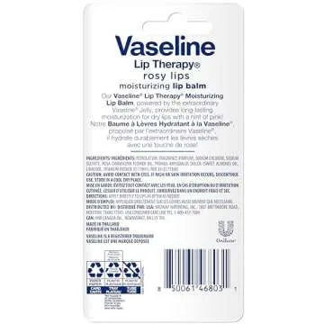 Vaseline Lip Therapy Rosy Balm - Dual Pack for Hydration