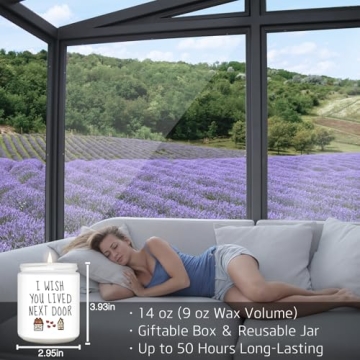 Lavender Scented Candles - Ideal Gifts for Friends