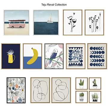 Kate and Laurel Sylvie Modern Canvas Wall Art Set