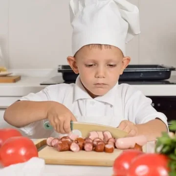 Wooden Cooking Set for Kids - Safe Tools for Little Chefs