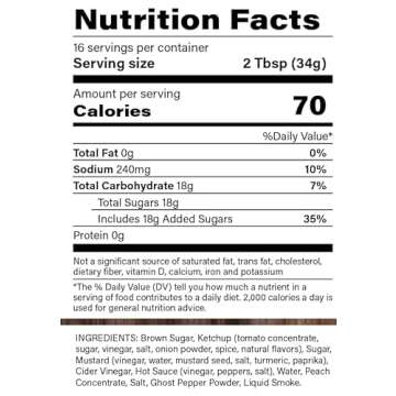 Hoosier Daddy BBQ Sauce Ghost Roast 16oz - Gluten Free